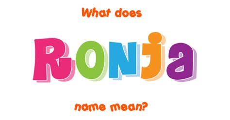 ronja name meaning